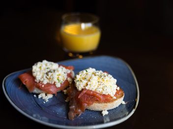 Salmon breakfast